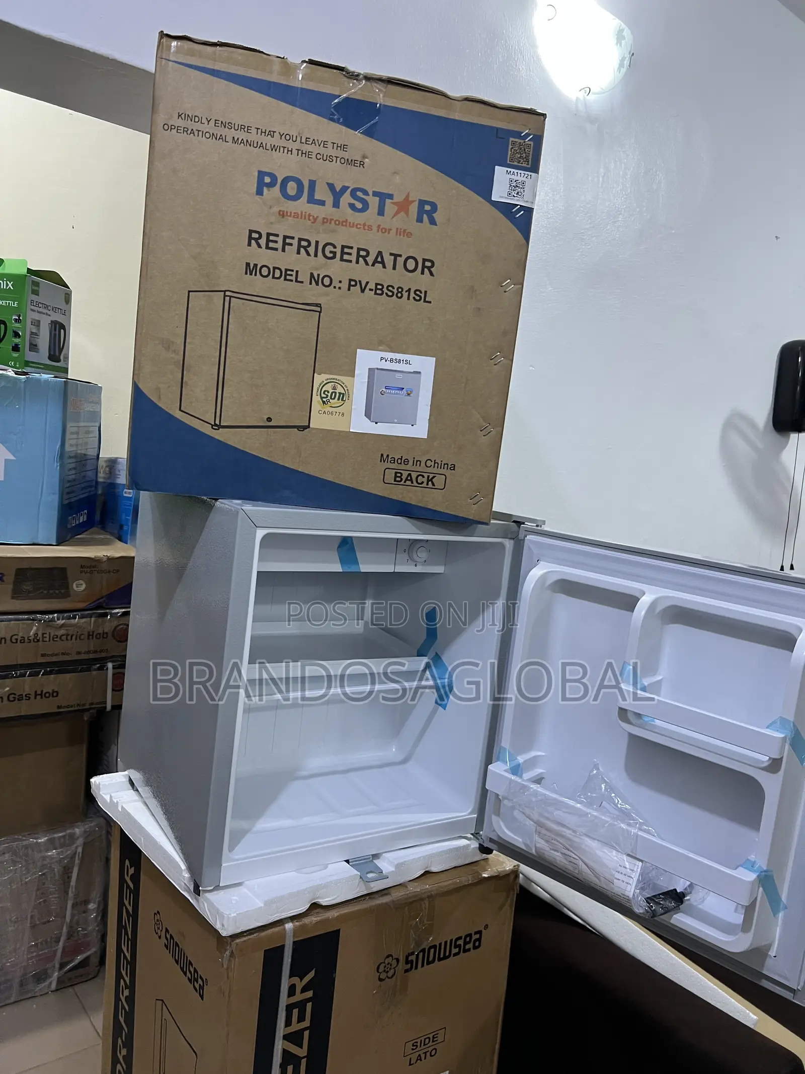 Polystar Pv-Bs81sl 45l Mini Fridge for Student Hostels