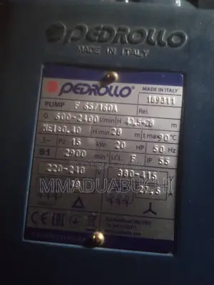 20hp Pedrollo Surface Pump