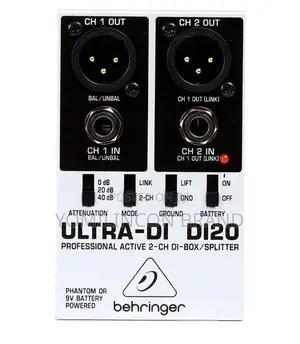 Behringer Ultra-di Di20 2 Channel Di Box/Splitter