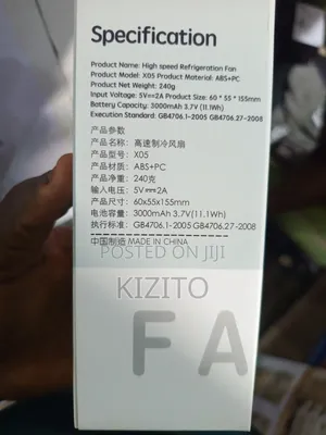 Rechargeable Hand Fan