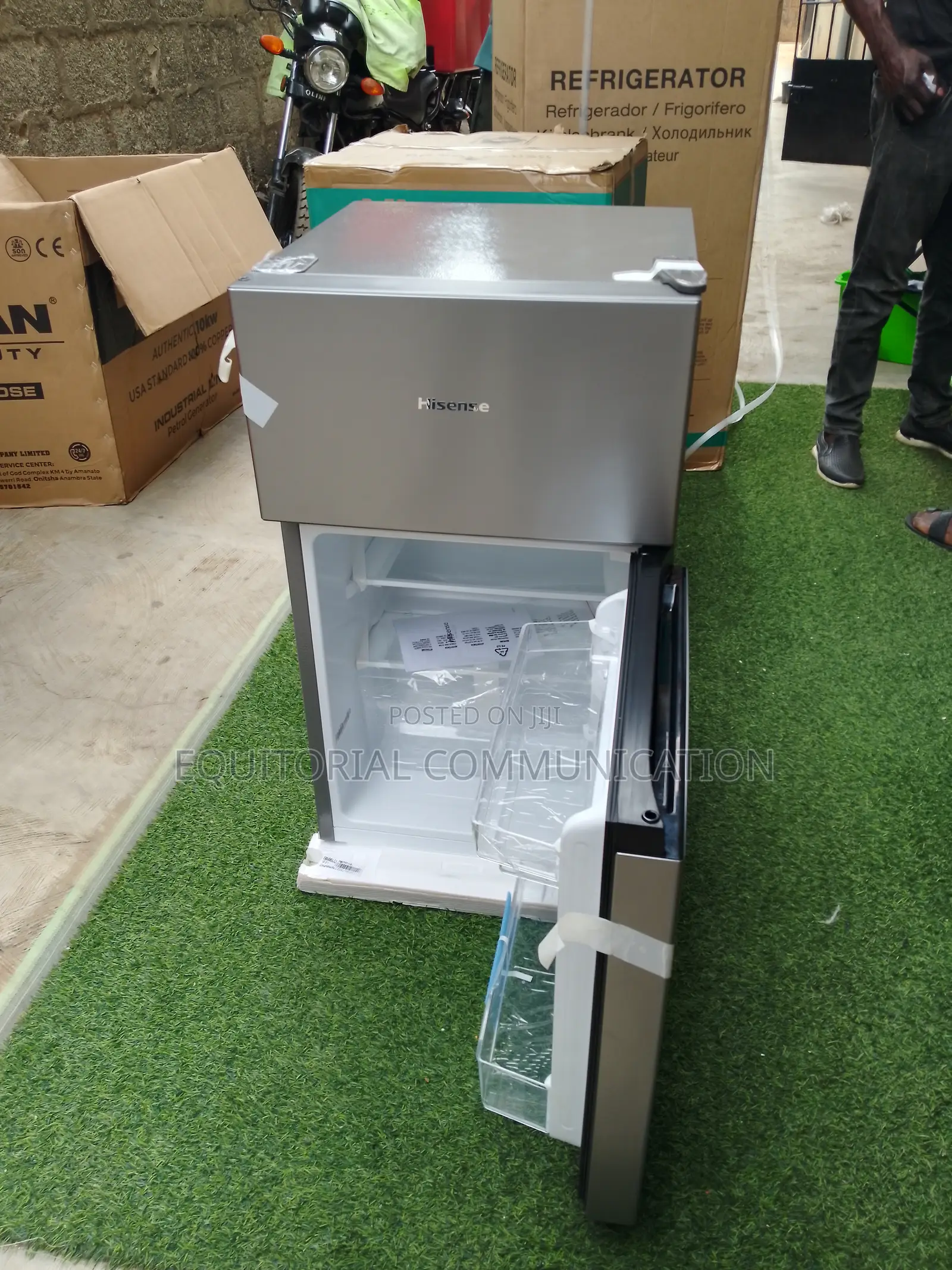 Hisense Ref120dr Double Door Refrigerator – 87l Capacity