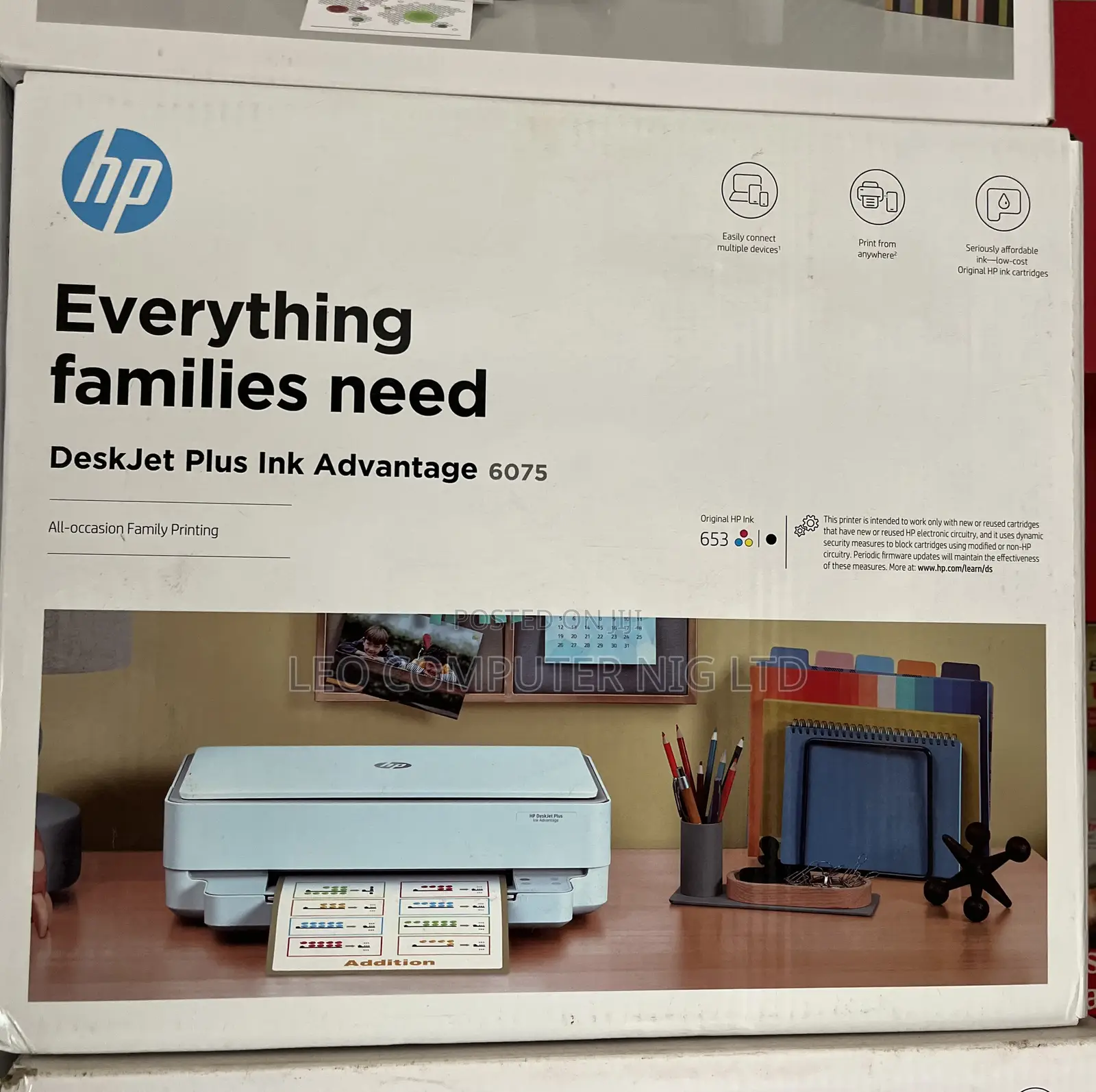 HP Deskjet Plus Ink Advantage 6475 All-in-One Printer