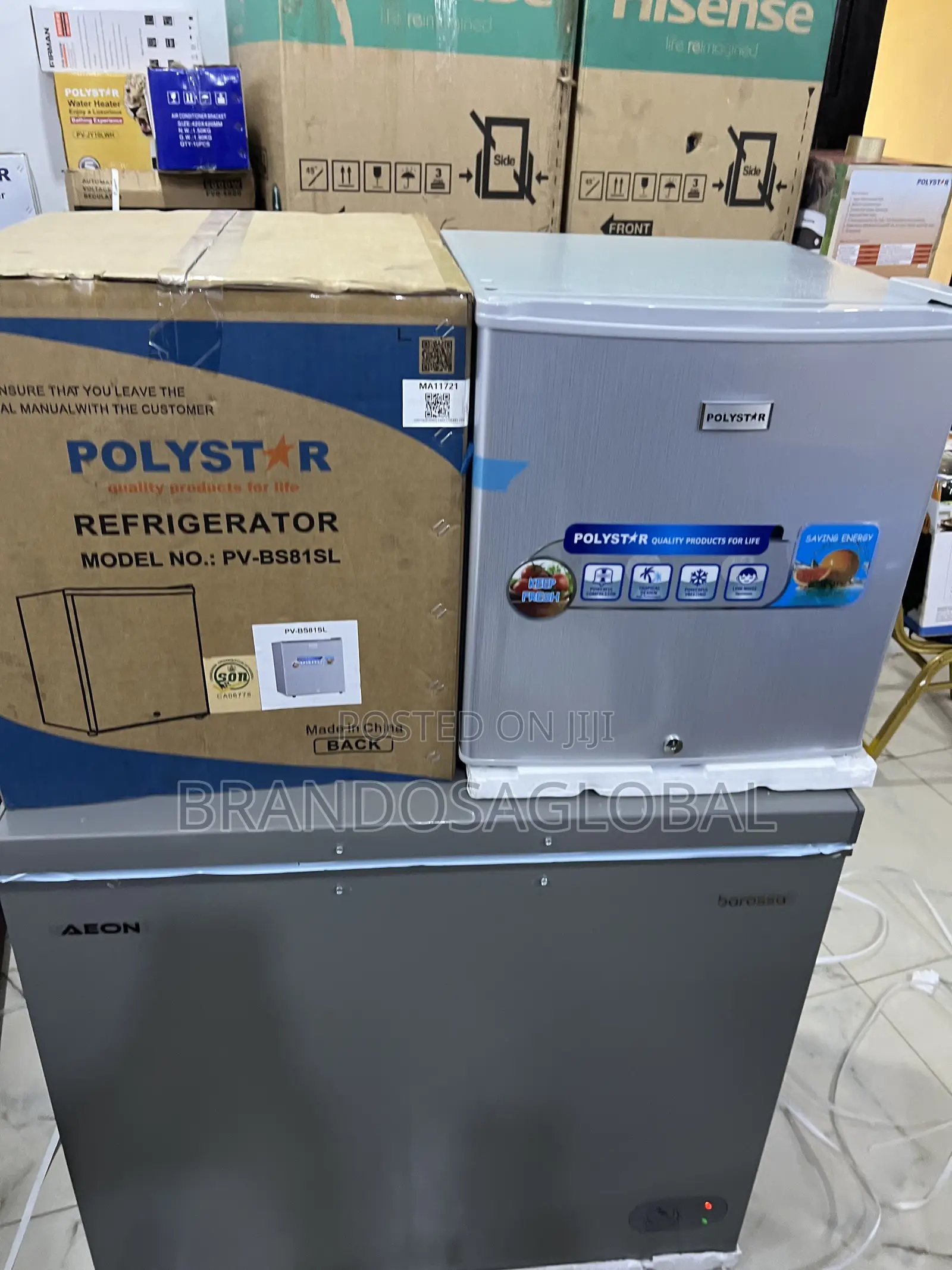 Polystar 45l Pv-Bs81sl Fast-Freezing Bedside Fridge