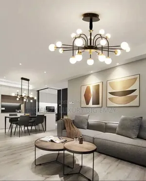Nordic Chandelier or a Mid-Century Modern Sputnik Chandelier.