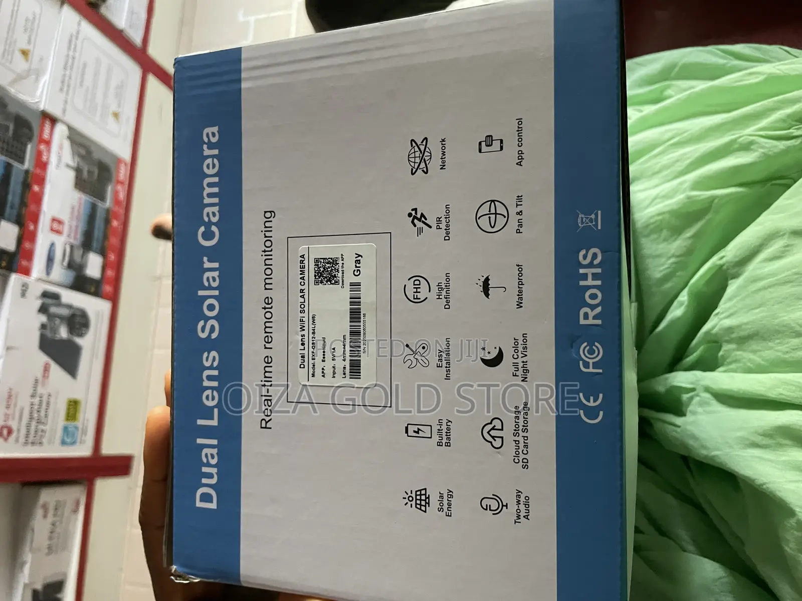 Dual Lens Wifi Solar Camera