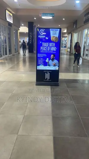 43 Inches Floor Standing Non Touch Screen