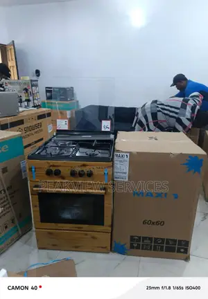 Maxi 60x60 Gas Cooker With Electric Cooking Plate