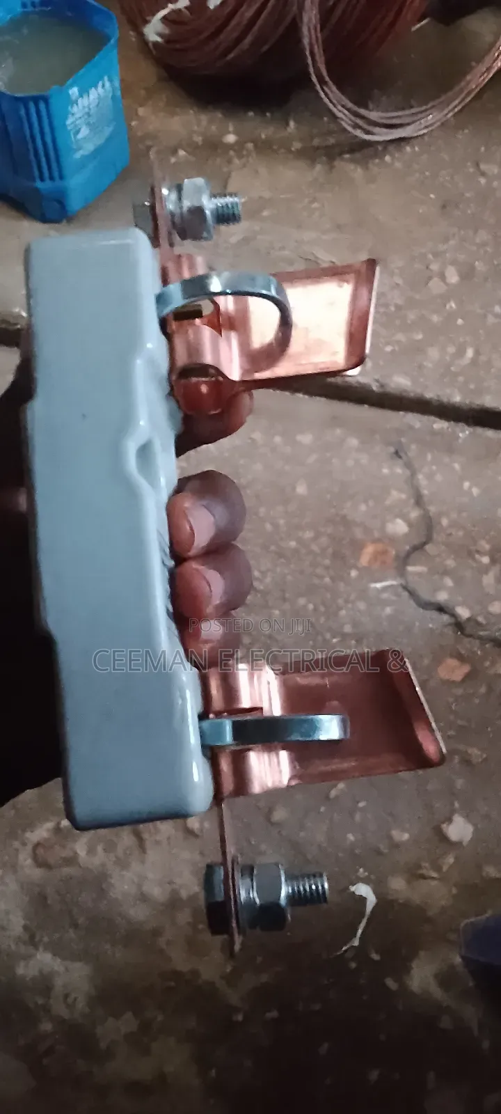 Original Pure Copper Fuse Base