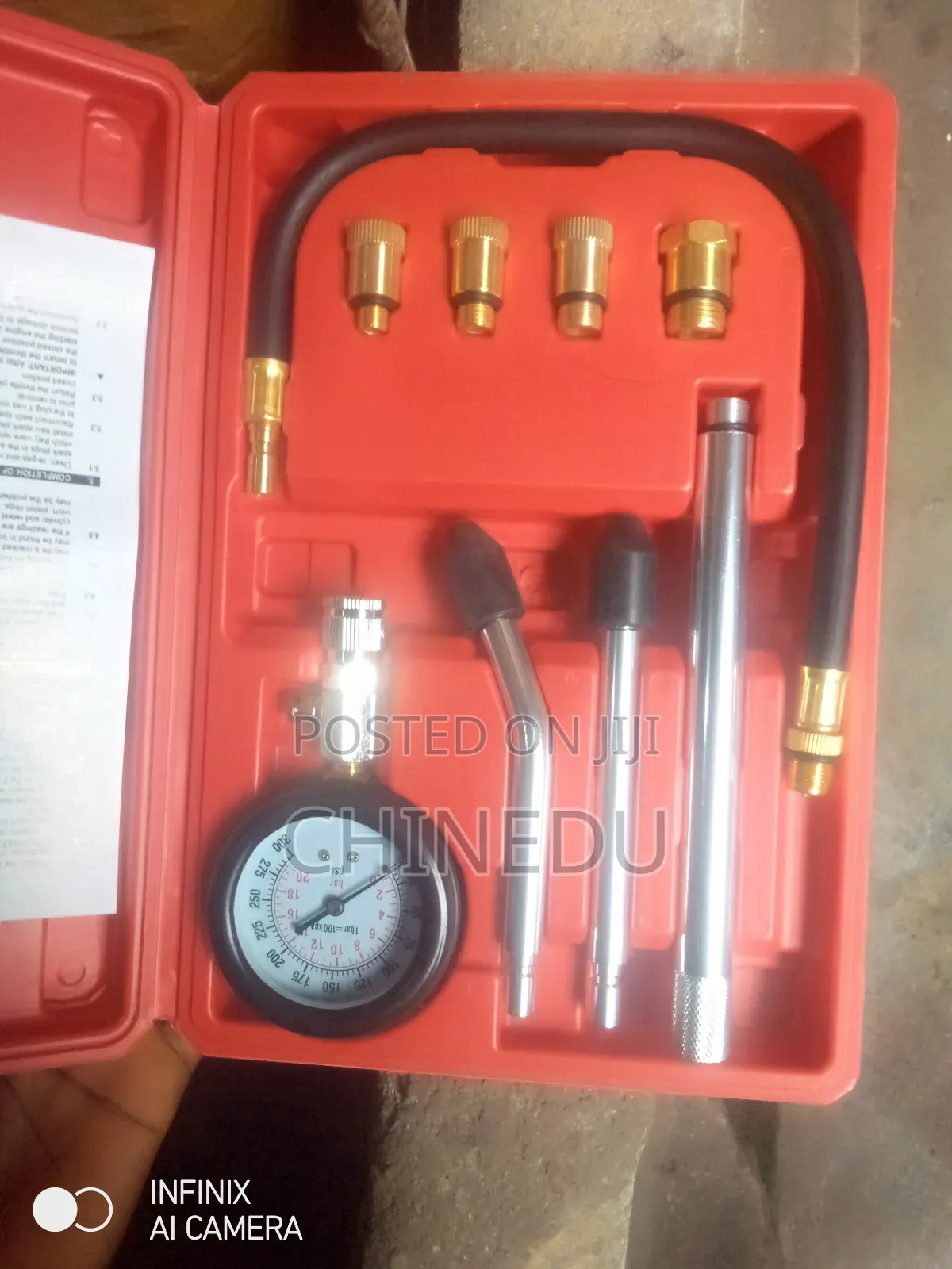 Compression Gauge Test Engine Cylinder