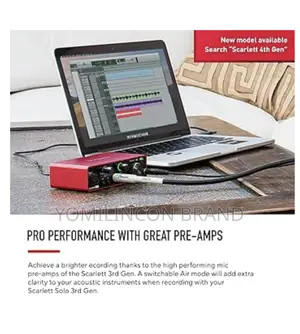 Focusrite Scarlett Solo 3rd Gen Usb Audio Interface