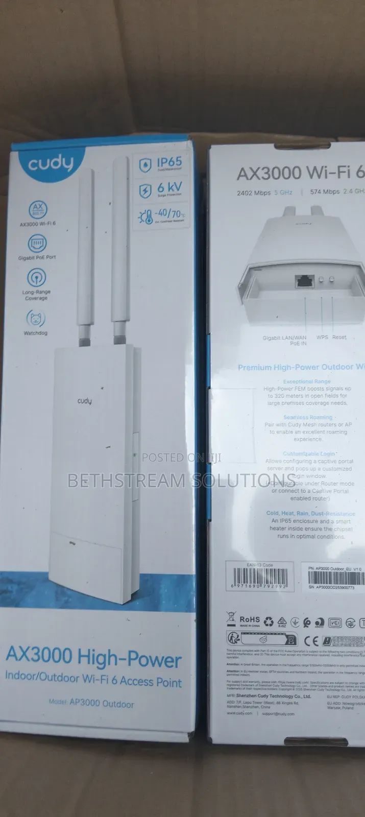 Cudy Ax 3000 Outdoor Access Point