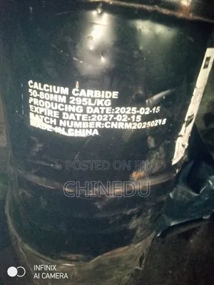 Calcium Carbide Drum 200kg  50-80