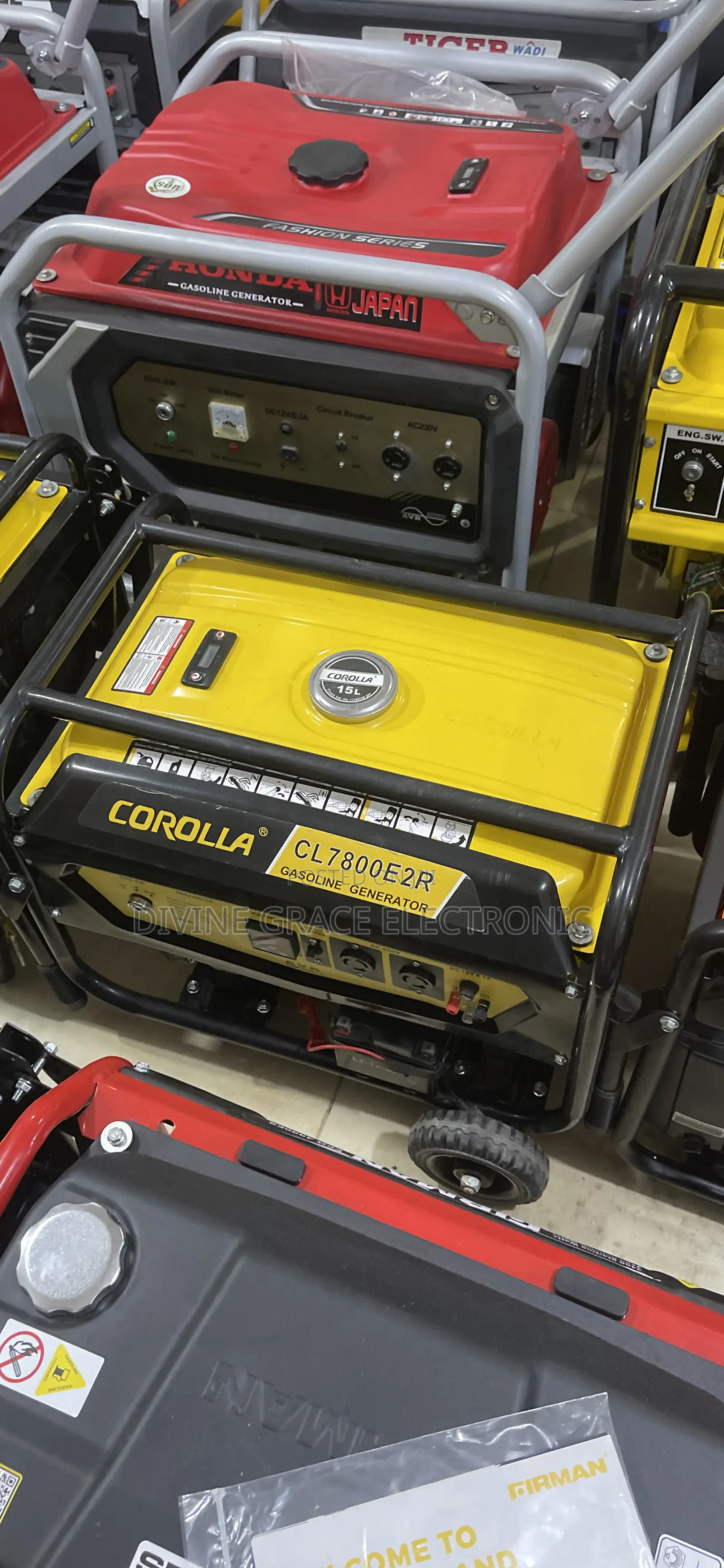 3.5kva Corolla Remote Petrol Generator