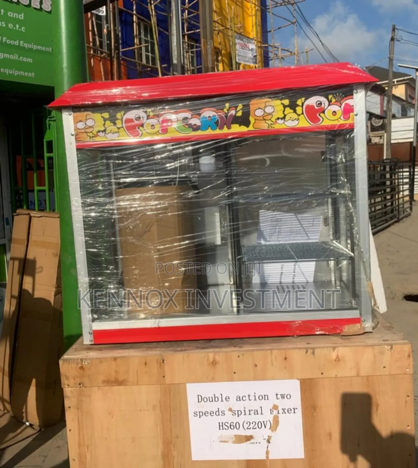 Imported Popcorn and Warmer Machine