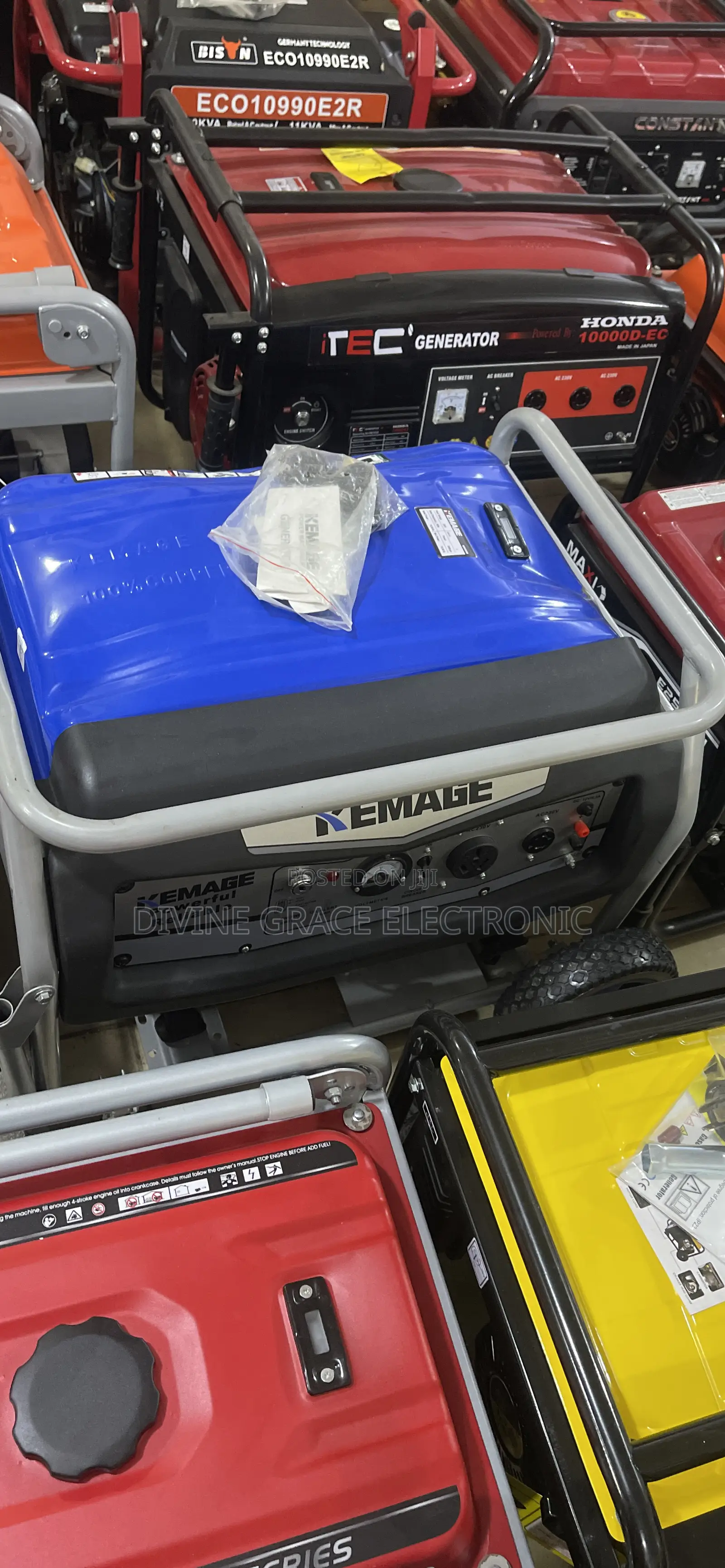 13kva Kemage Petrol Copper Coil Remote/Key Generator Km