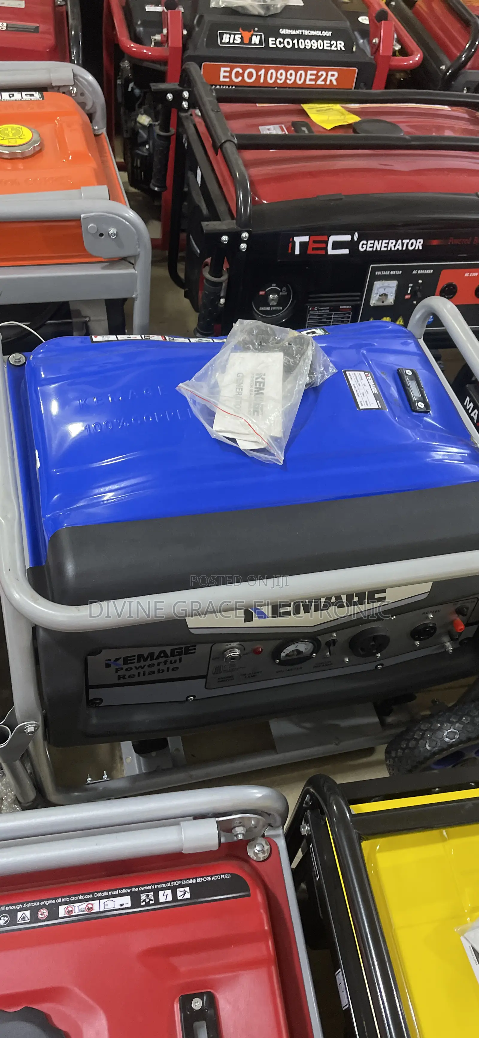 13kva Kemage Petrol Copper Coil Remote/Key Generator Km