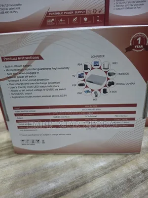 Mini Dc Ups Power Meter Vis-Link 10000mah