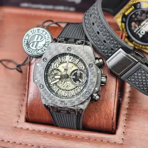 Hublot Quality Luxury Men Chronograph Water Resistant Wristwatch