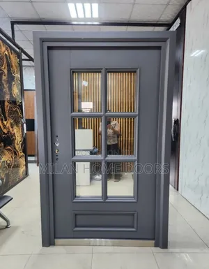 4ft Single Leaf French Glass Security Door