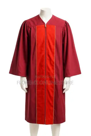 Maroon Majesty Choir Robe for Christmas Rental