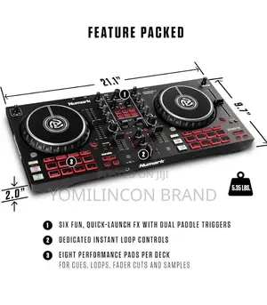 Numark Mixtrack Pro Fx Serato Dj Controller With 2 Decks, Mixer,