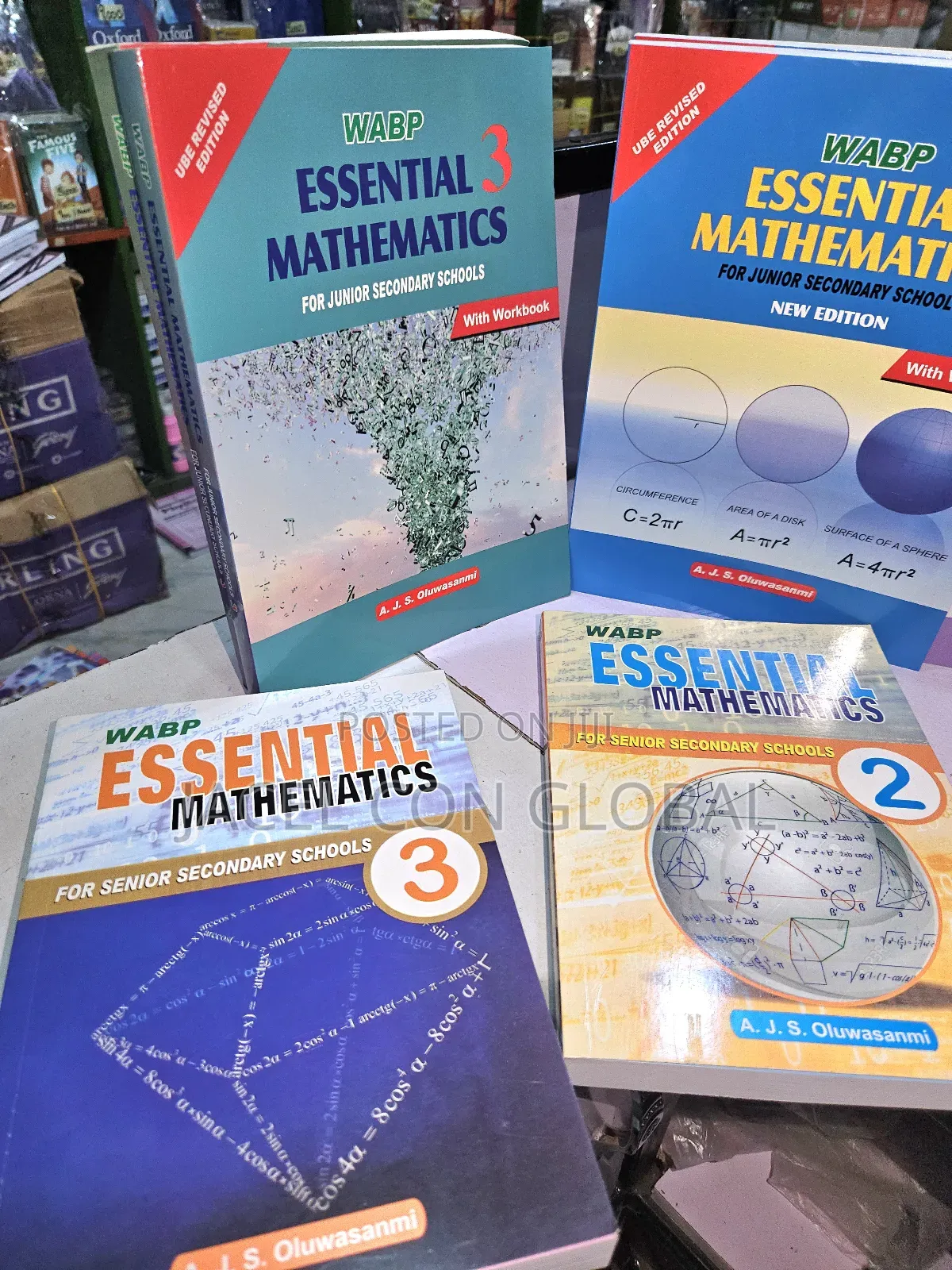 Wapb Essential Maths Textbook for Jss1 - Ss3