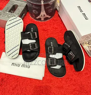 Original Miu Miu Slippers Available in Store