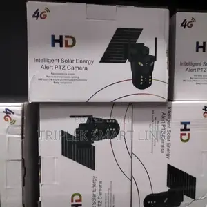 Dual Lens PTZ 8mp Solar Powered Hd V388 App Camera