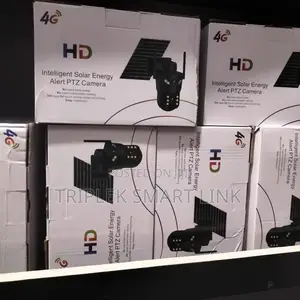 Dual Lens PTZ 8mp Solar Powered Hd V388 App Camera