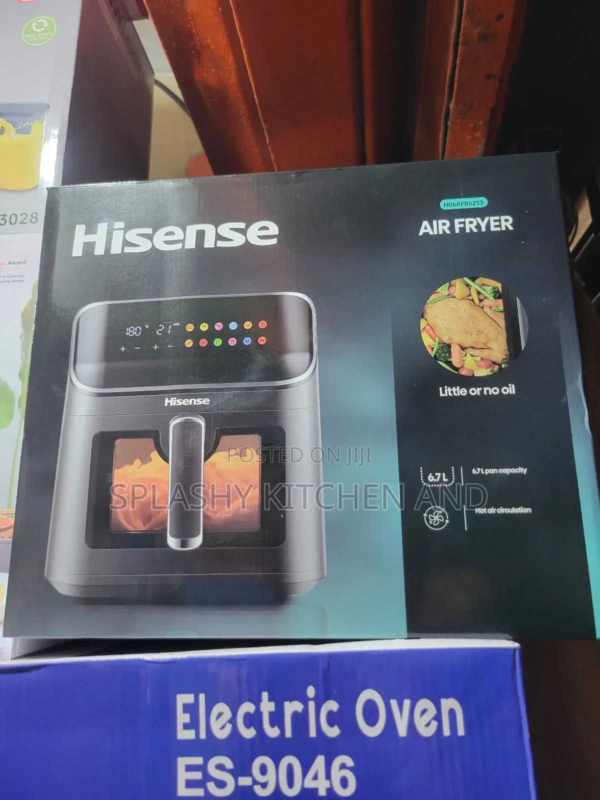 Hisense Touch Screen Display Air Fryer - 6.7l