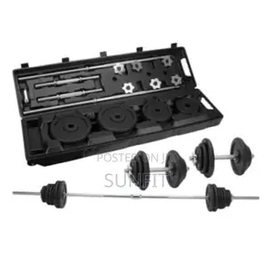 50kg Adjustable Barbell Dumbbell Set