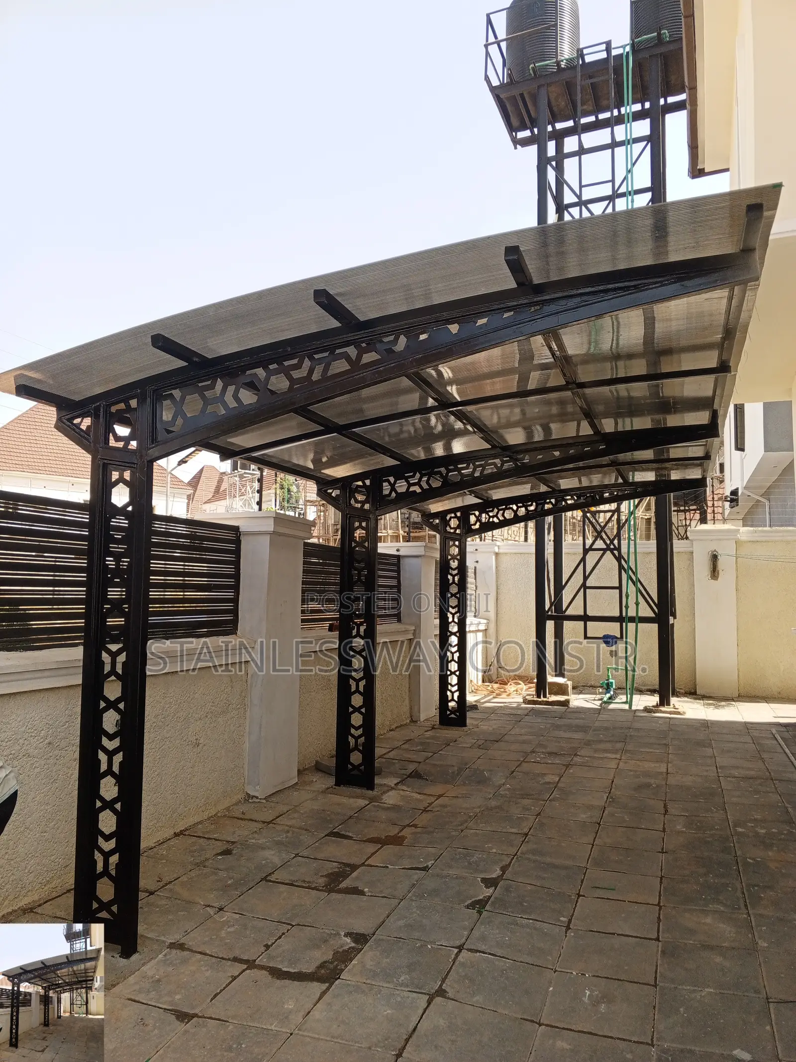 Skylight Lasercut Metalwork Carport