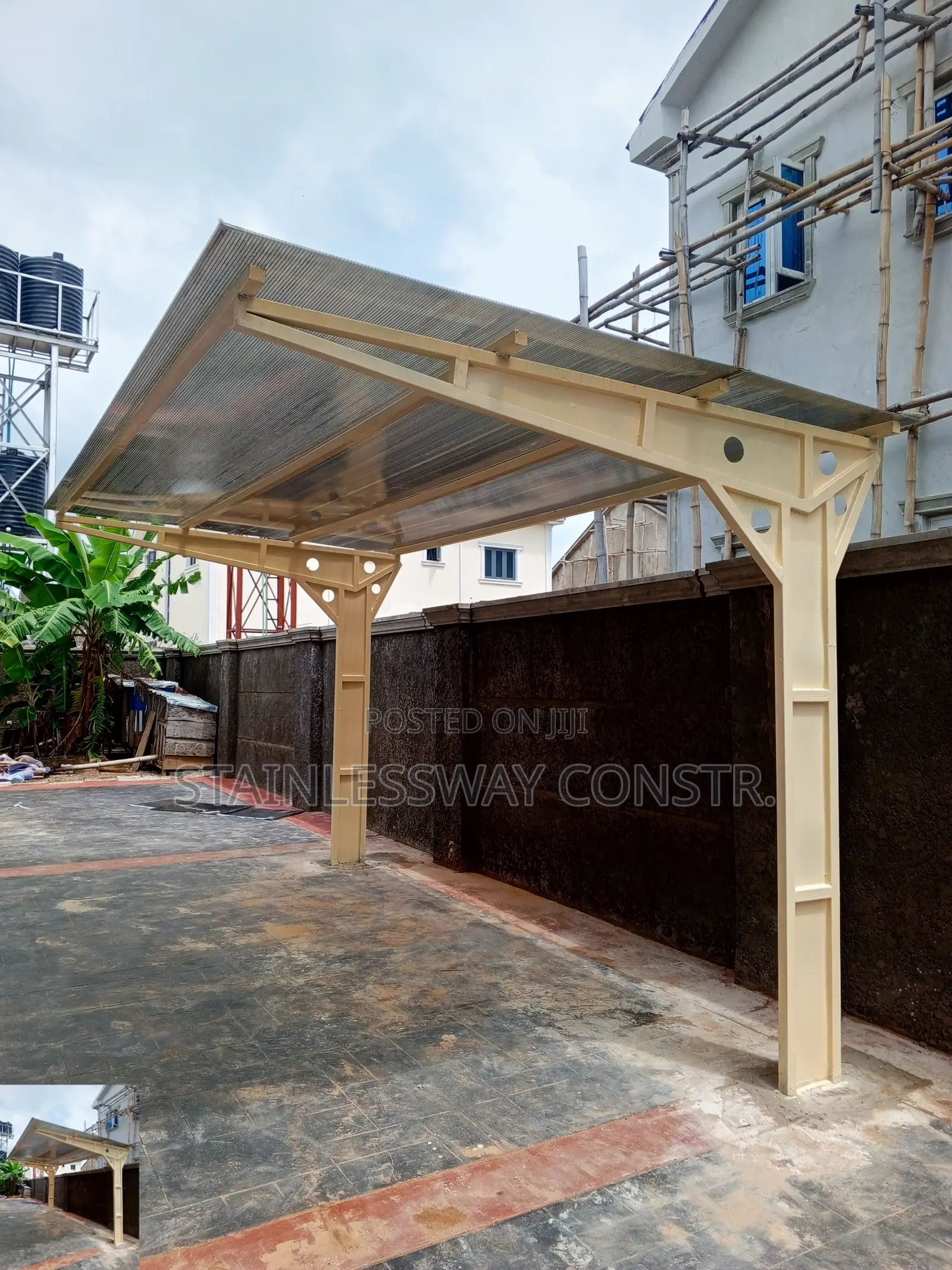 Bronze Skylight Metalwork Carport