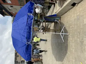 60” Garden Sun Umbrella With Complete Stand