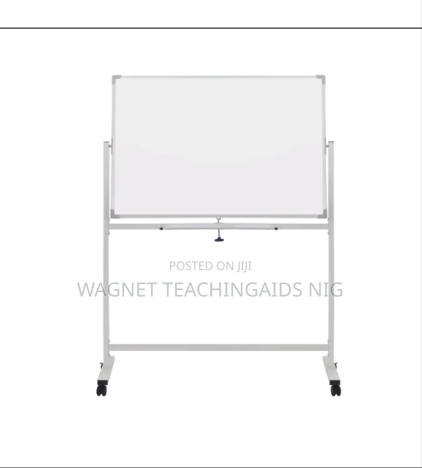 Double Sided Whiteboard With Reversable Stand On Wheels