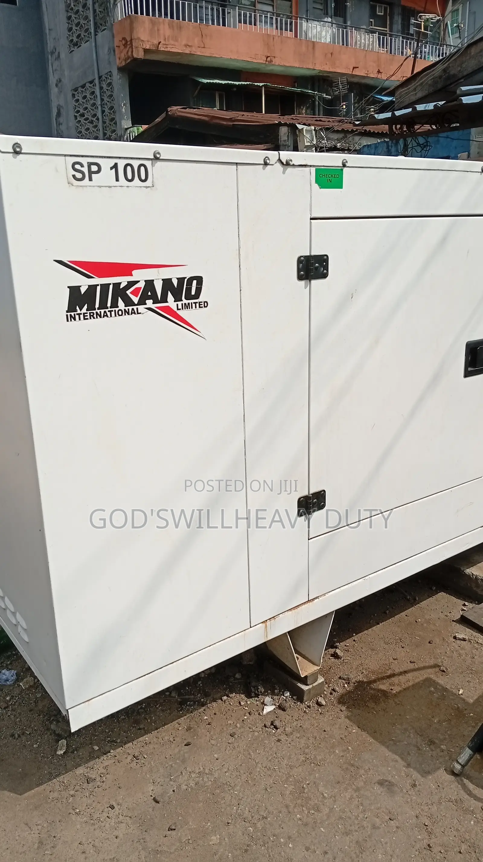 100kva First Grade Fairly Used Mikano Soundproof Generator