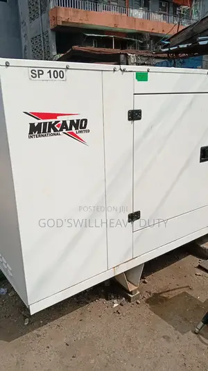 100kva First Grade Fairly Used Mikano Soundproof Generator
