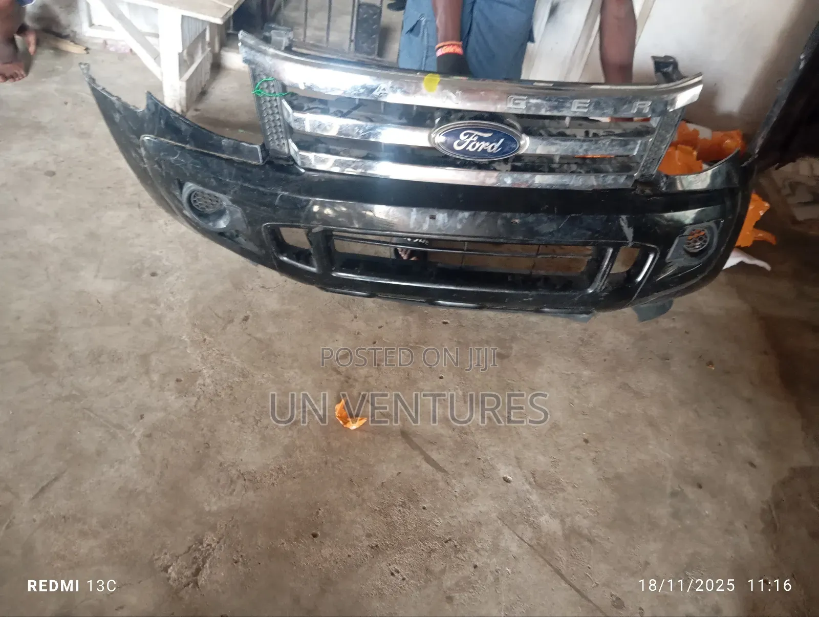 Front Grill and Bumper Ford Ranger 2012