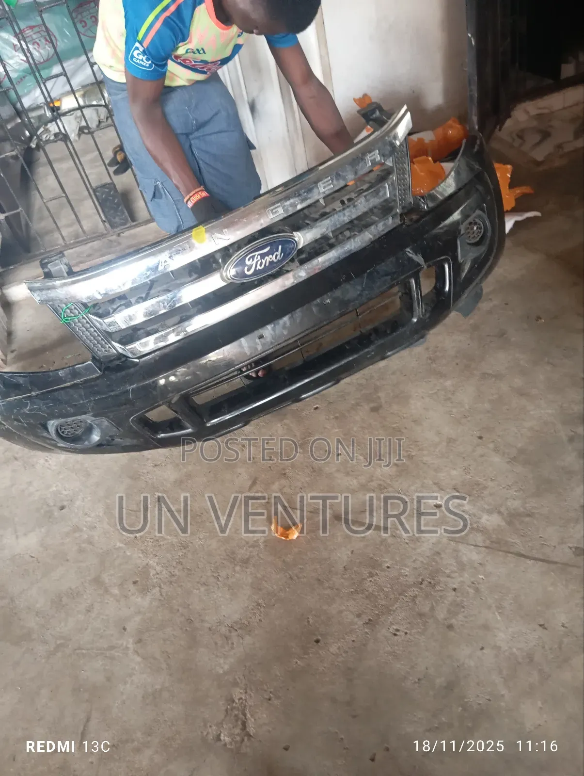 Front Grill and Bumper Ford Ranger 2012