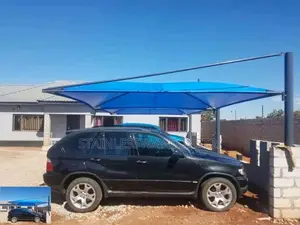 Ocean Breeze Carport Metalwork Carport With Blue Roofing