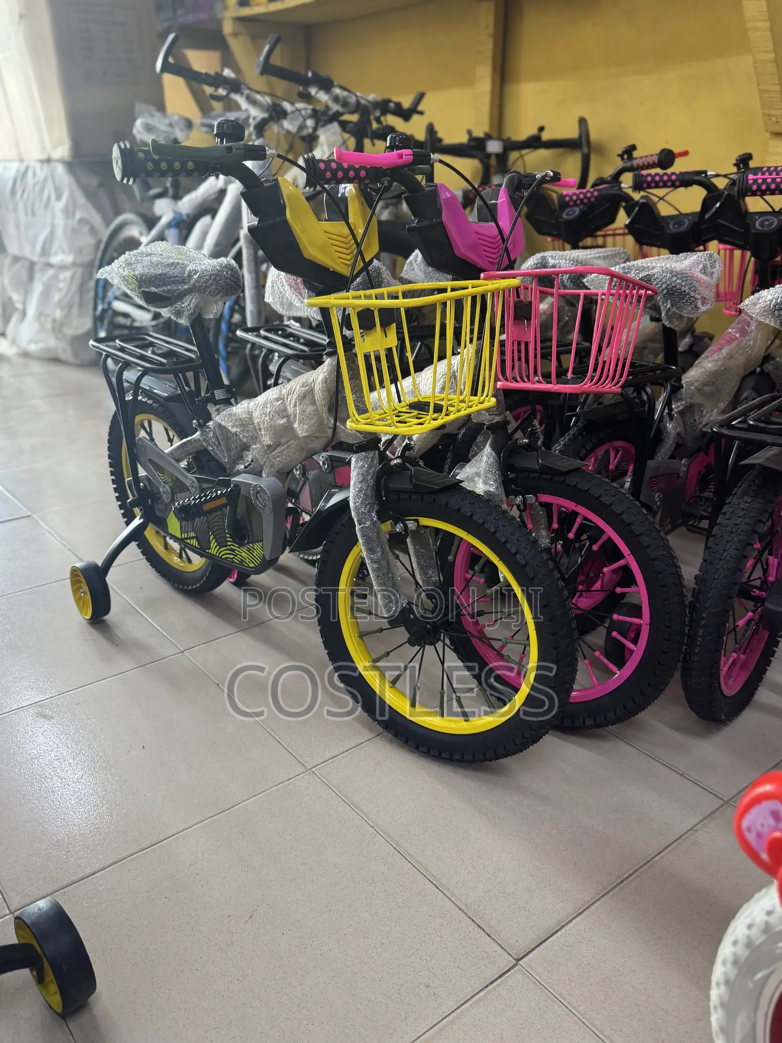 12” Children Authentic Bicycle With Iron Carrier