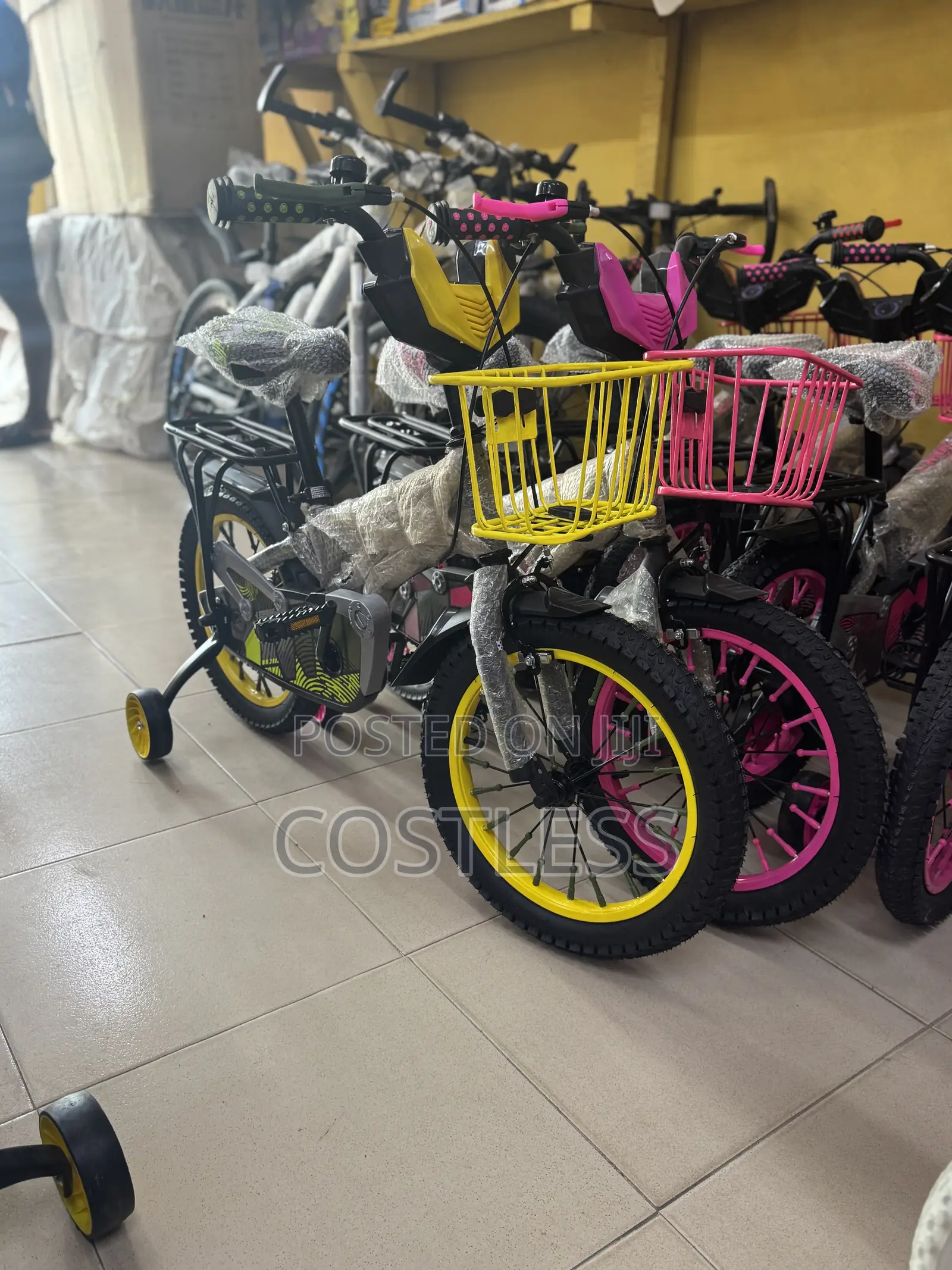 12” Children Authentic Bicycle With Iron Carrier