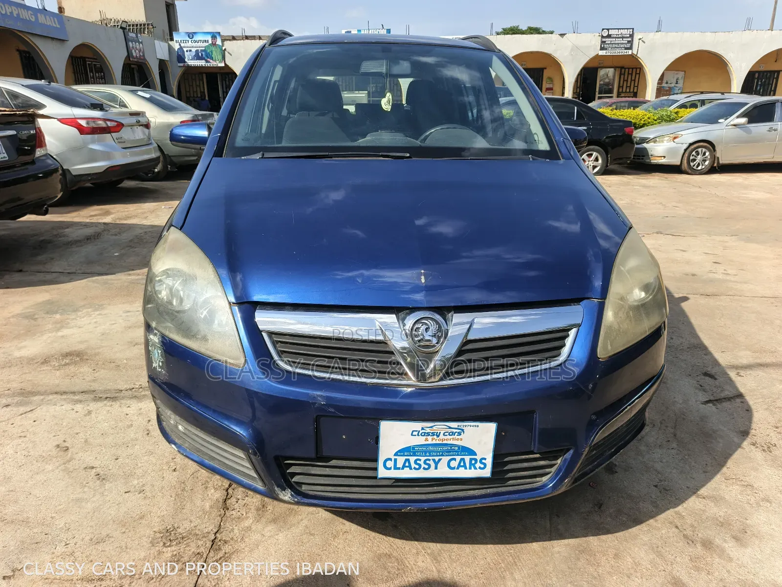Vauxhall Zafira 2007 Blue