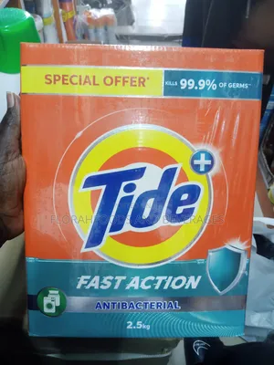 Tide Fast Action Antibacterial Detergent (4 × 2.5kg)