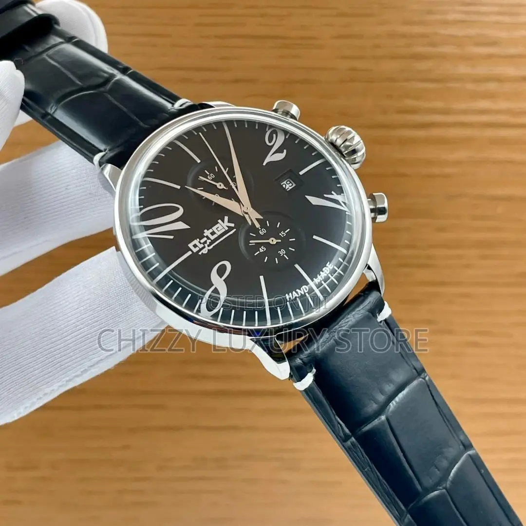 Q-Tek Quality Luxury Men Automatic Engine Wristwatch