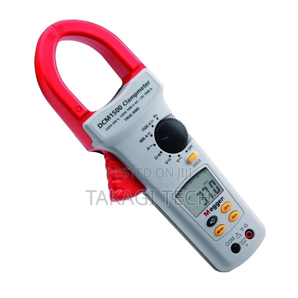 Megger Dcm1500 True RMS Ac/Dc Clamp Meter - 1500a