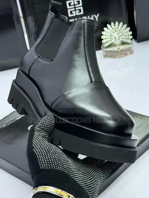 Luxury Givenchy Black Leather Boots – Fully Boxed