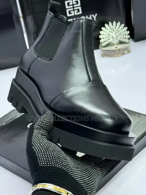 Luxury Givenchy Black Leather Boots – Fully Boxed