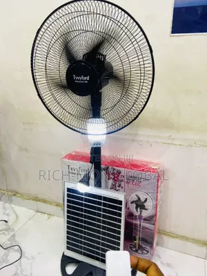 Ac and Dc Solar Fan Available