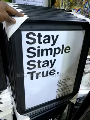 Wall Artwork Wooden Frame Words Quote 20x24